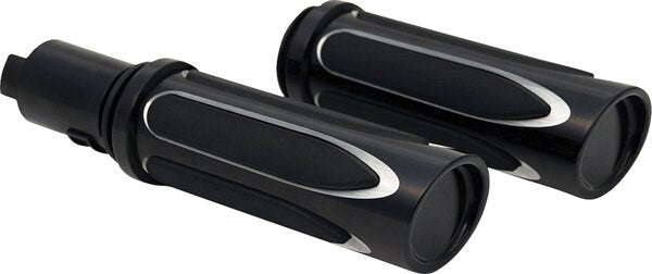Deep Cut Comfort Series Grips - TBW - Black