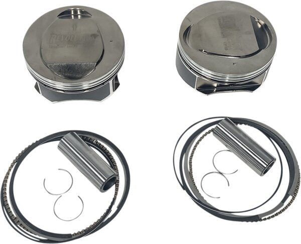 Piston Kit - Domed - For 124R Big Bore Cylinder Kit - 120R Screamin Eagle