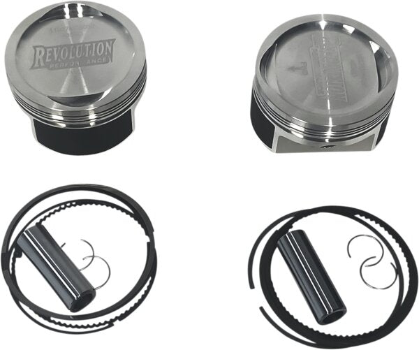 Piston Kit - Dished - For 1250 cc Big Bore Cylinder Kit - XL883