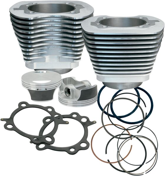 97" Big Bore Cylinder Kit - Silver - Twin Cam