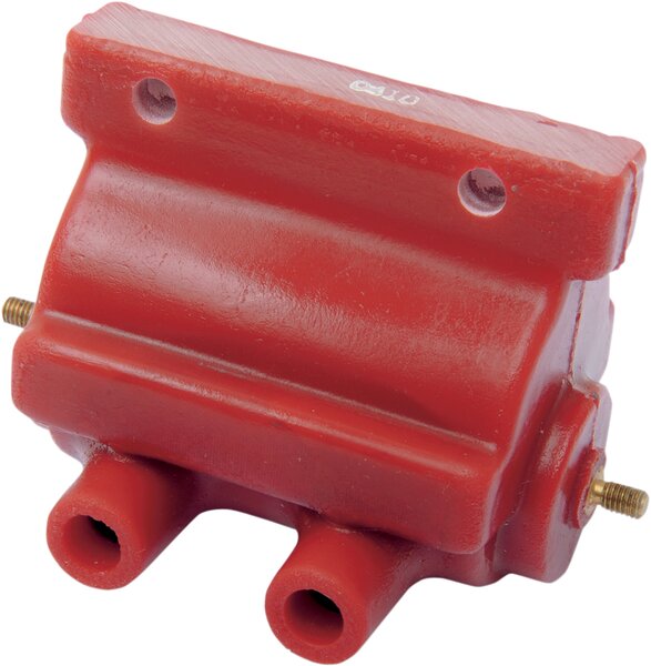 Ignition Coil - 2.8 Ohm - Harley Davidson - Red