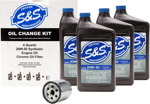 KIT S&S OIL CHANGE TWNCAM
