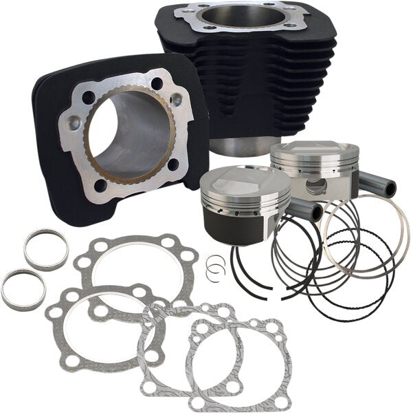 Cylinder Kit - 1200 cc Conversion - 11.2:1 Compression Ratio - Wrinkle Black - XL