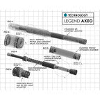 LEGEND SUSPENSION Standard Axeo Front Suspension - 49 Mm - 14-16 Trike - 04140518