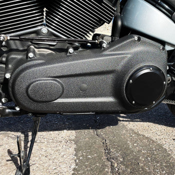 Derby Cover - 5 Hole - Smooth - Black - M8 Softail