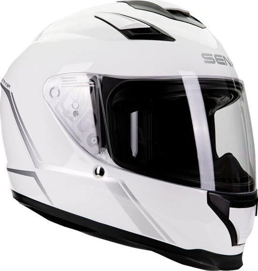 SENA Stryker Helmet - Glossy White - Medium