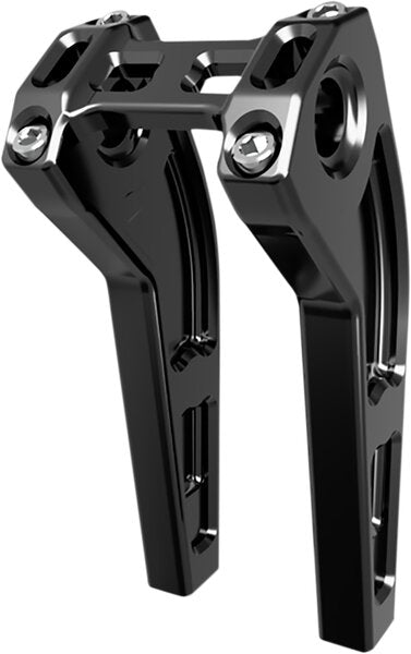 SLYFOX Handlebar Riser Kit - Straight - 1" Clamping - 6" Rise - Black - 06021157