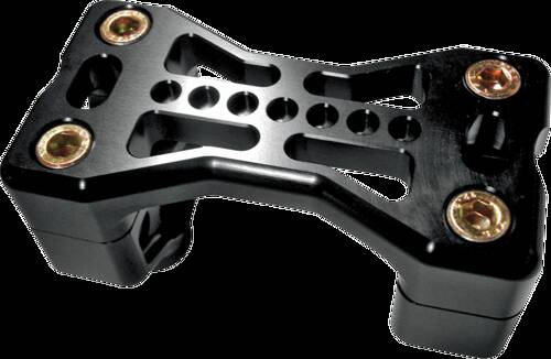 Series 900 Handlebar Clamp Assembly - Harley Davidson - Black