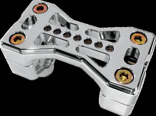 Series 900 Handlebar Clamp Assembly - Harley Davidson - Chrome