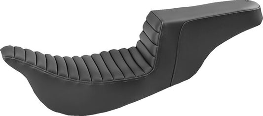 SADDLEMEN Step-Up Seat - Extended Reach - Tuck-N-Roll - Black - Fl 08-24 - 08011282