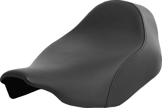 SADDLEMEN Renegade Solo Seat - Black - Plain - Flt/Flh 23-24 - 08011701