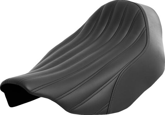 SADDLEMEN Renegade Knuckle Solo Seat - Black - Flh/Flt 23-24 - 08011704