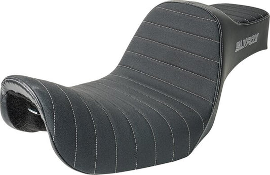 SLYFOX Highnoon Seat - Vinyl - Classic Stitch - Silver Logo - Flh/Flt 08-24 - 08012096