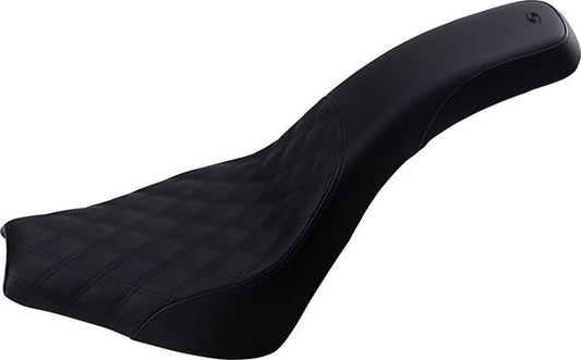 SADDLEMEN Profiler Seat - Front Lattice/Rear Smooth - Black - Fxbr/S 18-20 - 08021292