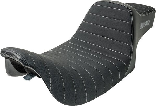 SLYFOX High Noon Seat - Double Diamond - Silver Logo - Silver Stitch - Fl/Fx 18-25 - 08021672