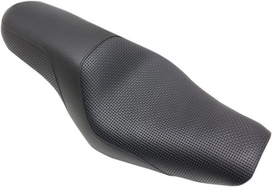 SADDLEMEN Profiler™ Basket-Weave Seat - Black - Dyna 06-17 - 08030480