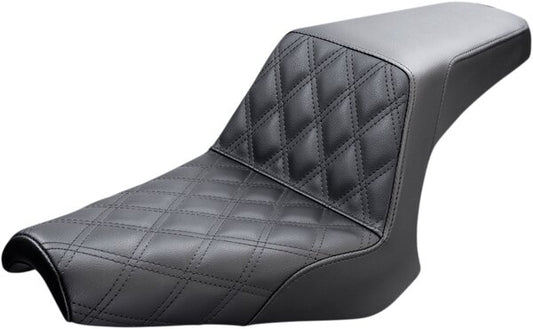 SADDLEMEN Step-Up Seat - Lattice Stitch - Gold Stitch - Xl 04-22 - 08040825