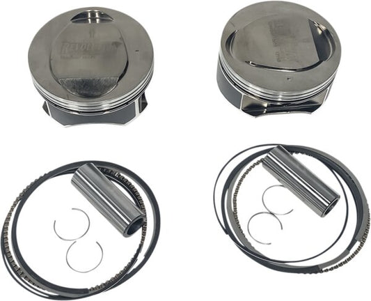 Piston Kit - Domed - For 124R Big Bore Cylinder Kit - 120R Screamin Eagle