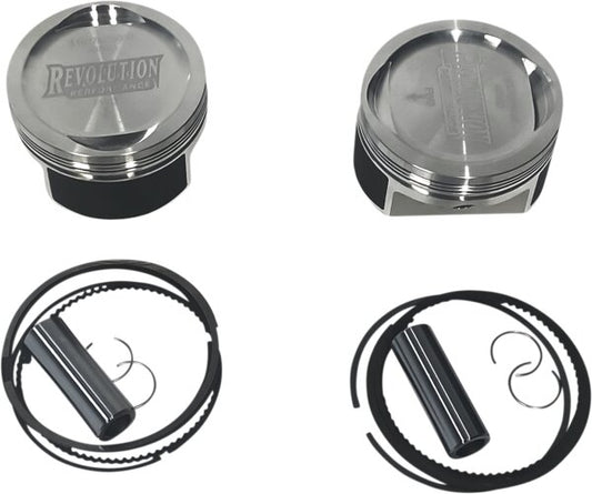 Piston Kit - Dished - For 1250 cc Big Bore Cylinder Kit - XL883