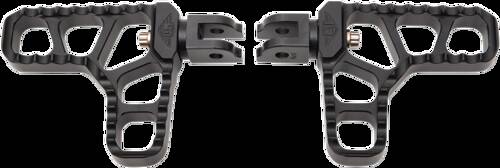Serrated Heel Pegs - Black - Harley-Davidson