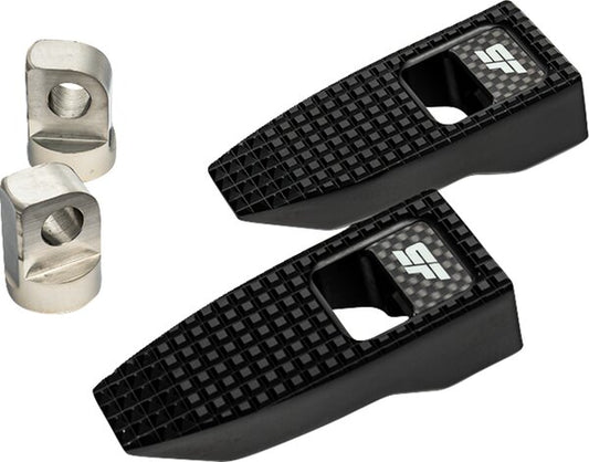 SLYFOX Speed Pegs - Black Anodized - 16202523