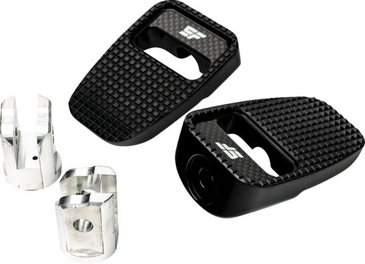 SLYFOX Foot Pegs - Silver Polished - Front - 16202532