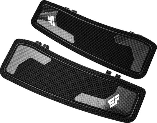 SLYFOX Driver Floorboards - Black Anodized - Touring - 16211152