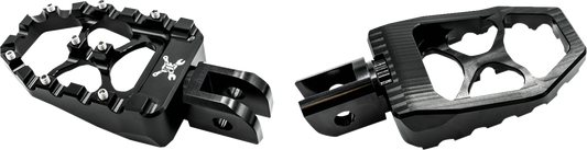BURLY BRAND MX Evolution Driver Pegs - Black - Softail - B13-1016B
