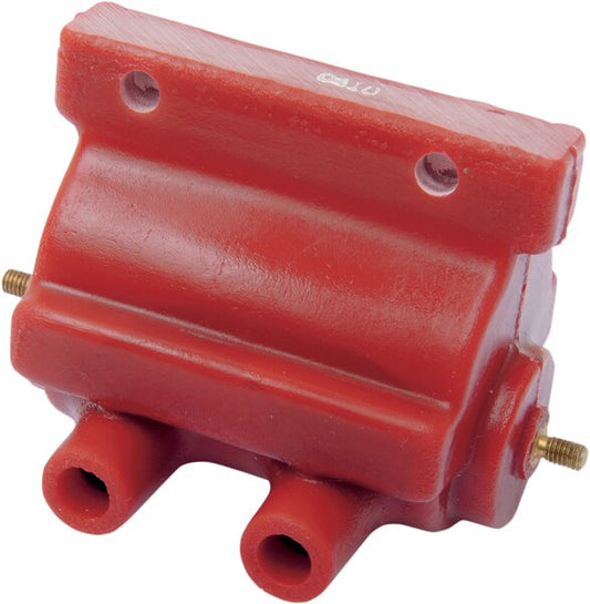 Ignition Coil - 2.8 Ohm - Harley Davidson - Red