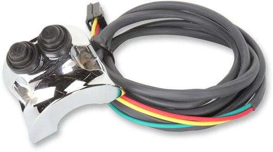 LEGEND SUSPENSION Chrome Legend Handlebar Mounted Control Assembly - Road Glide - 21060406