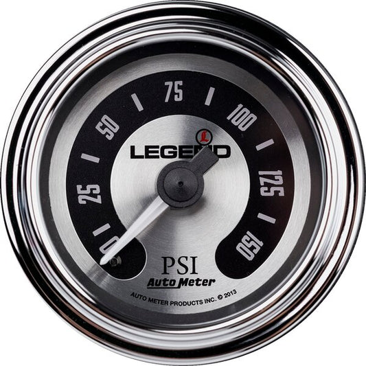 LEGEND SUSPENSION Fairing Mounted Led Backlit Psi Gauges - Silver - 22120485