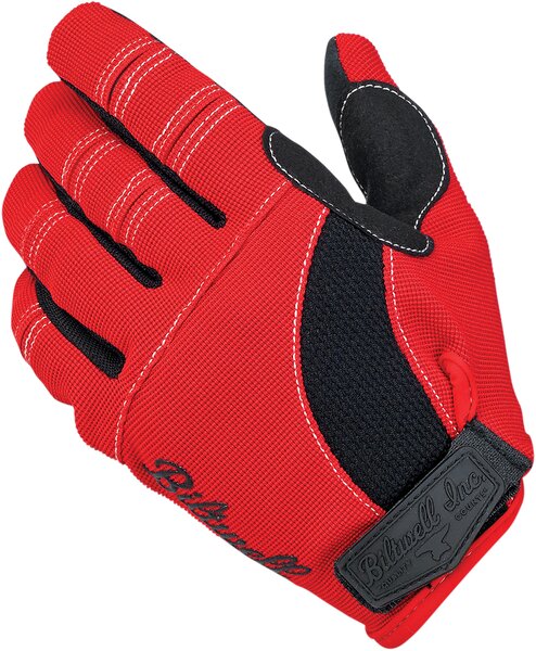 BILTWELL Moto Gloves - Red/Black/White - XL