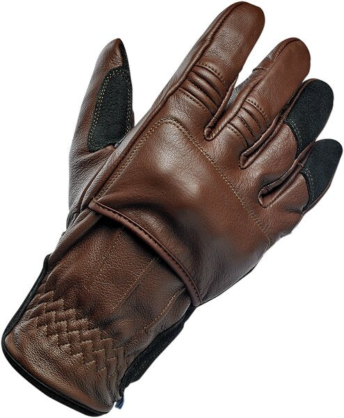 BILTWELL Belden Gloves - Chocolate/Black - Small