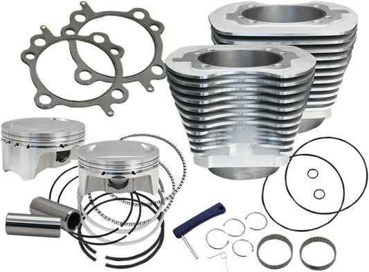 4" Big Bore Bolt-In Sidewinder® Cylinder Kit - 100" - Silver
