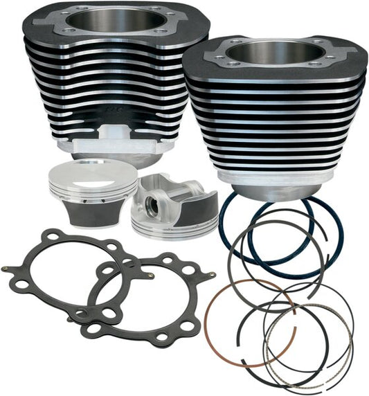 97" Big Bore Cylinder Kit - Wrinkle Black - Twin Cam