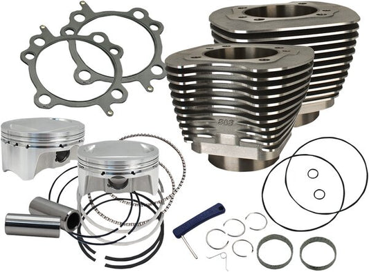 107" Big Bore Cylinder Kit - Wrinkle Black - Twin Cam