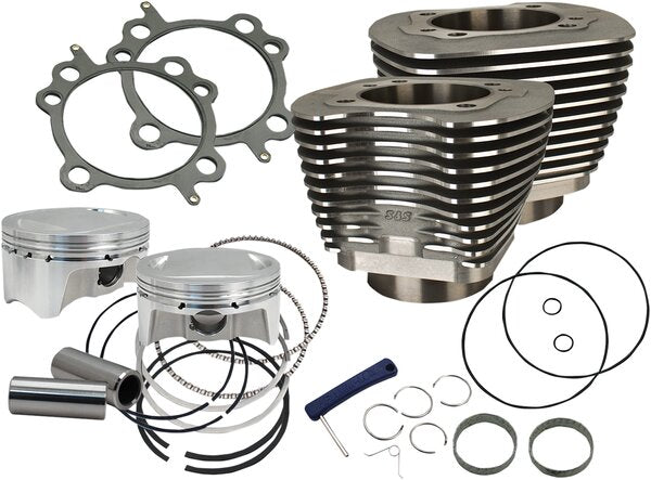 98" Big Bore Cylinder Kit - Wrinkle Black - Twin Cam