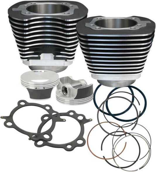 106" Big Bore Cylinder Kit - Wrinkle Black - Twin Cam