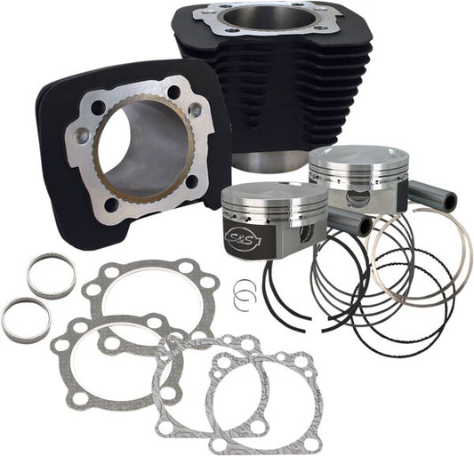 Cylinder Kit - 1200 cc Conversion - 10.3:1 Compression Ratio - Wrinkle Black - XL