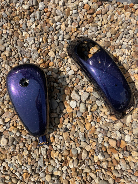 Powder coated tin sets