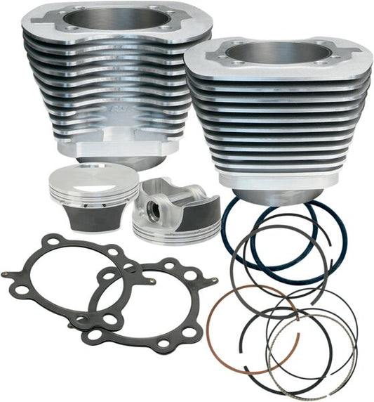 106" Big Bore Cylinder Kit - Silver - Twin cam