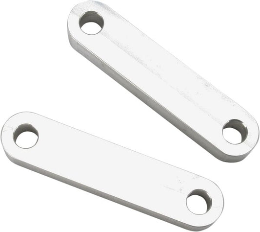 Hugger Front Fender Mounting Blocks - For 21" Wheels - Chrome