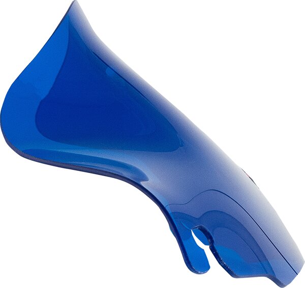 Kolor Flare™ Windshield - 6-1/2" - Blue - FLH