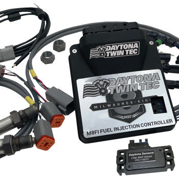 DAYTONA TWIN TEC LLC - Auto-tune Electronic Fuel Injection Control Module Kit with 3 BAR Manifold - M8 Softail