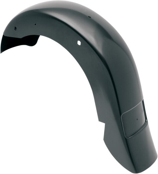 WFB™ Benchmark Stretched Rear Fender - Frenched - Black - Steel