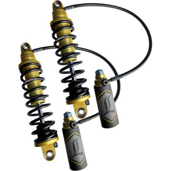 LEGEND SUSPENSION Revo Arc Remote Reservoir Shocks - 14Inch - Heavy Duty - Gold - 13101909