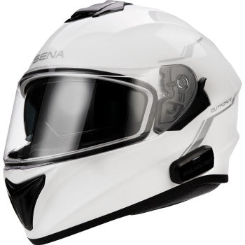 SENA OutForce Helmet - Glossy White - XL