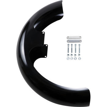 Front Fender - Wrapper - Black - 21"