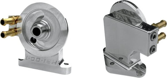Oil Filter Mount - Polished